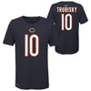 Outerstuff Chicago Bears Youth Mitch Trubisky with C Pride Name and Number Tee Shirt Medium = 10-12