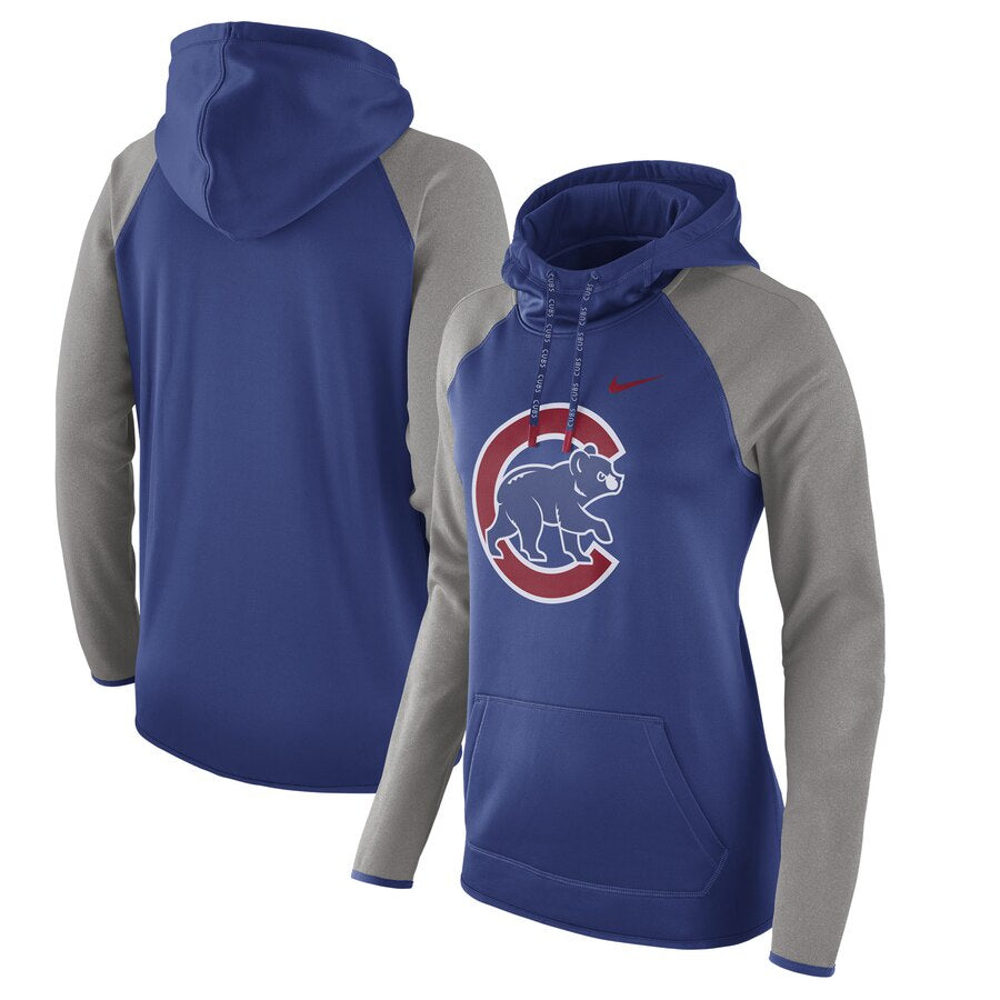 Women's Nike Royal Chicago Cubs Authentic Collection Performance Pullover  Hoodie