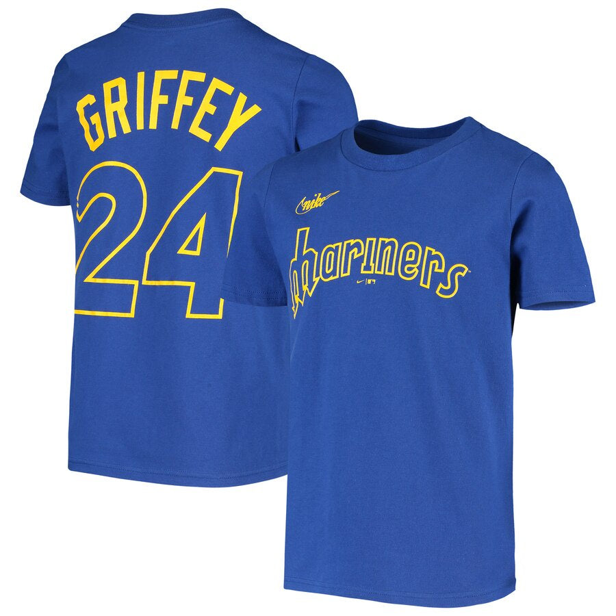 Men's Ken Griffey Jr. Royal Cooperstown Mesh Batting Practice