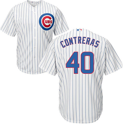 Chicago Cubs Wilson Contreras Majestic Baseball Jersey YOUTH