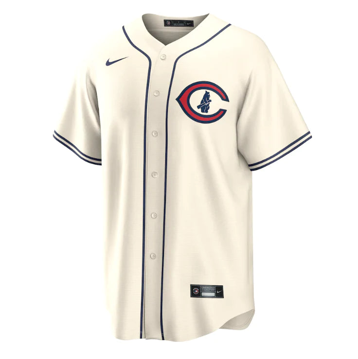 Nike Cream Minnesota Twins Alternate Replica Team Jersey in White for Men