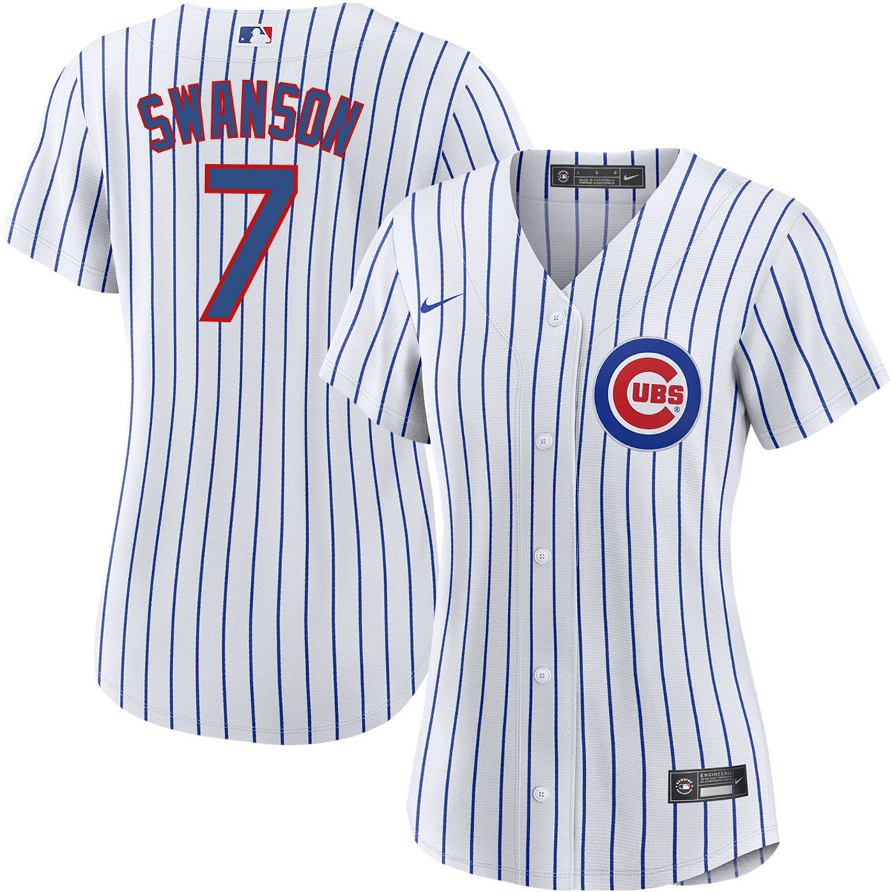 MLB Chicago Cubs (Dansby Swanson) Women's Replica Baseball Jersey