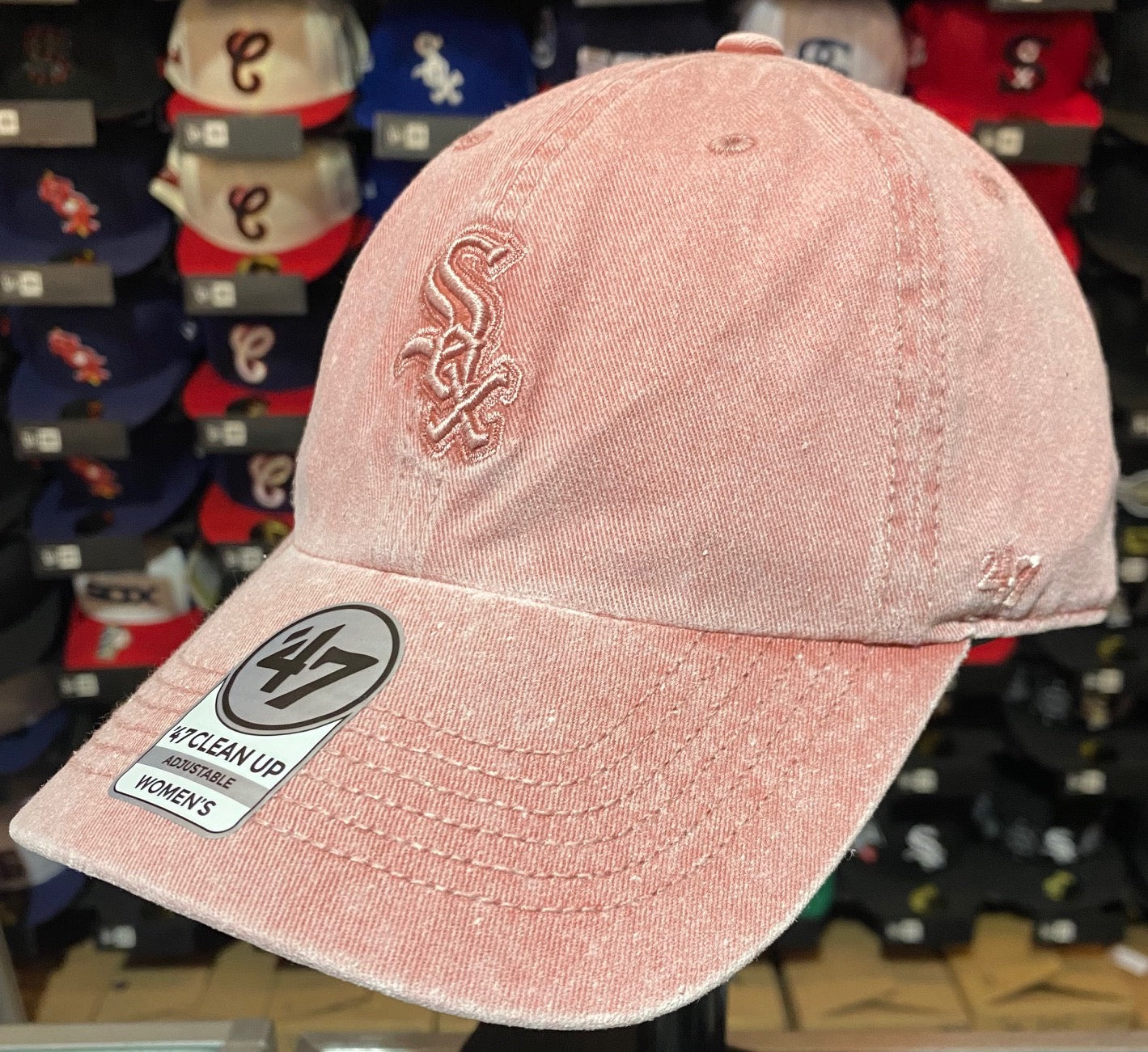 47 Brand / Women's New York Yankees Pink Mist Clean Up Adjustable Hat