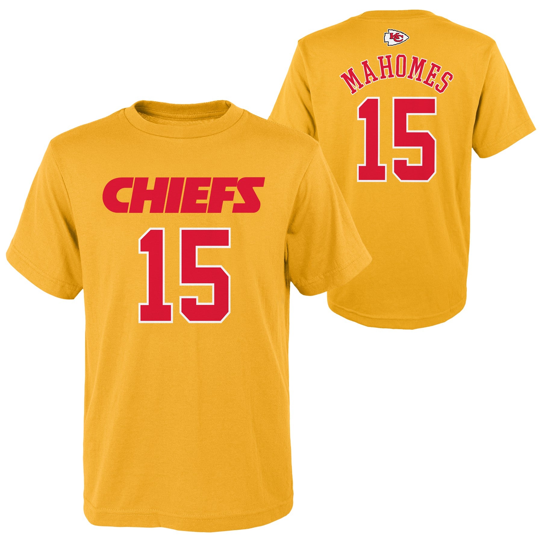 Outerstuff Kansas City Chiefs Patrick Mahomes Mainliner Player Name & Number T-Shirt L