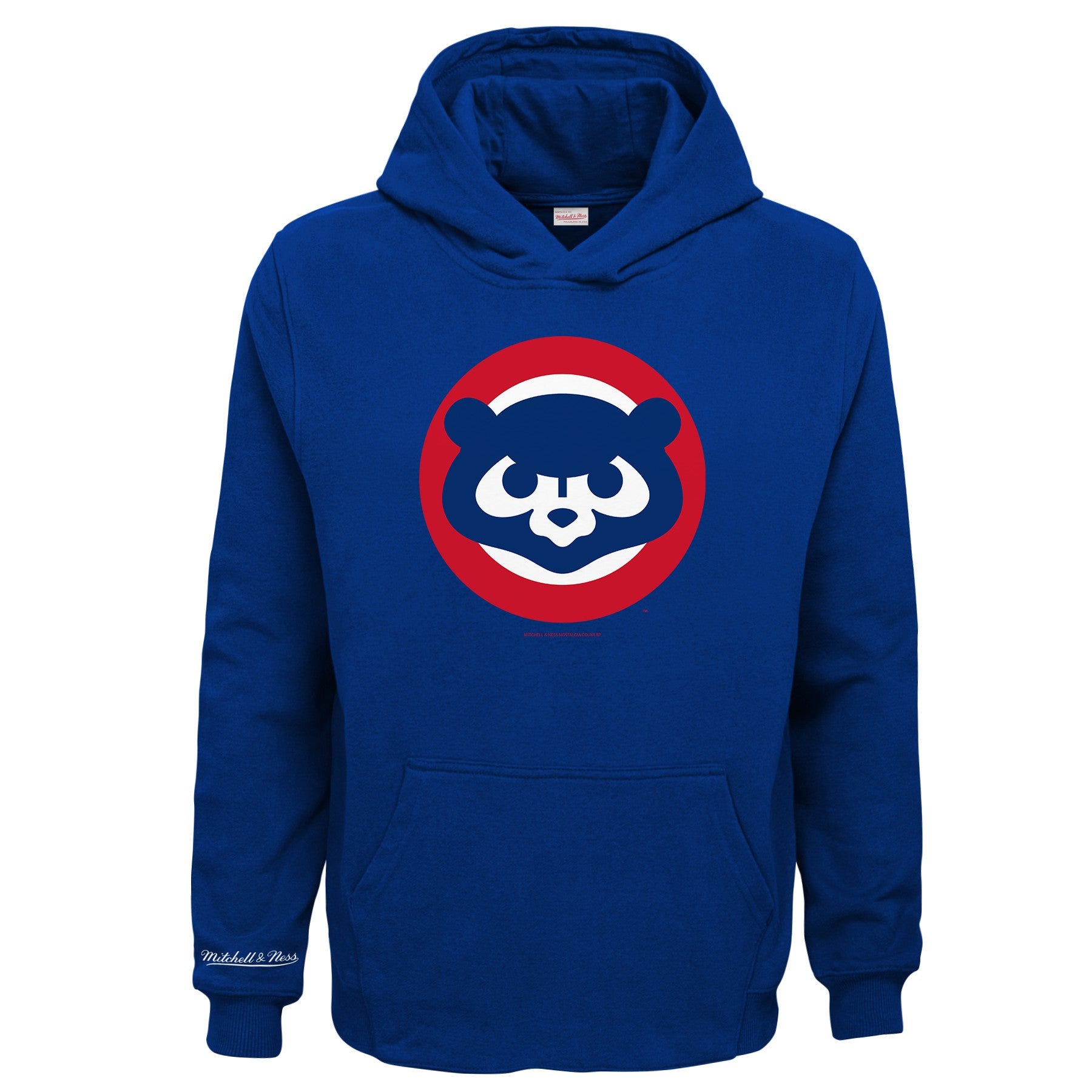 Outerstuff Youth Royal Chicago Cubs Cooperstown Collection Retro Logo Pullover Hoodie Size: Small