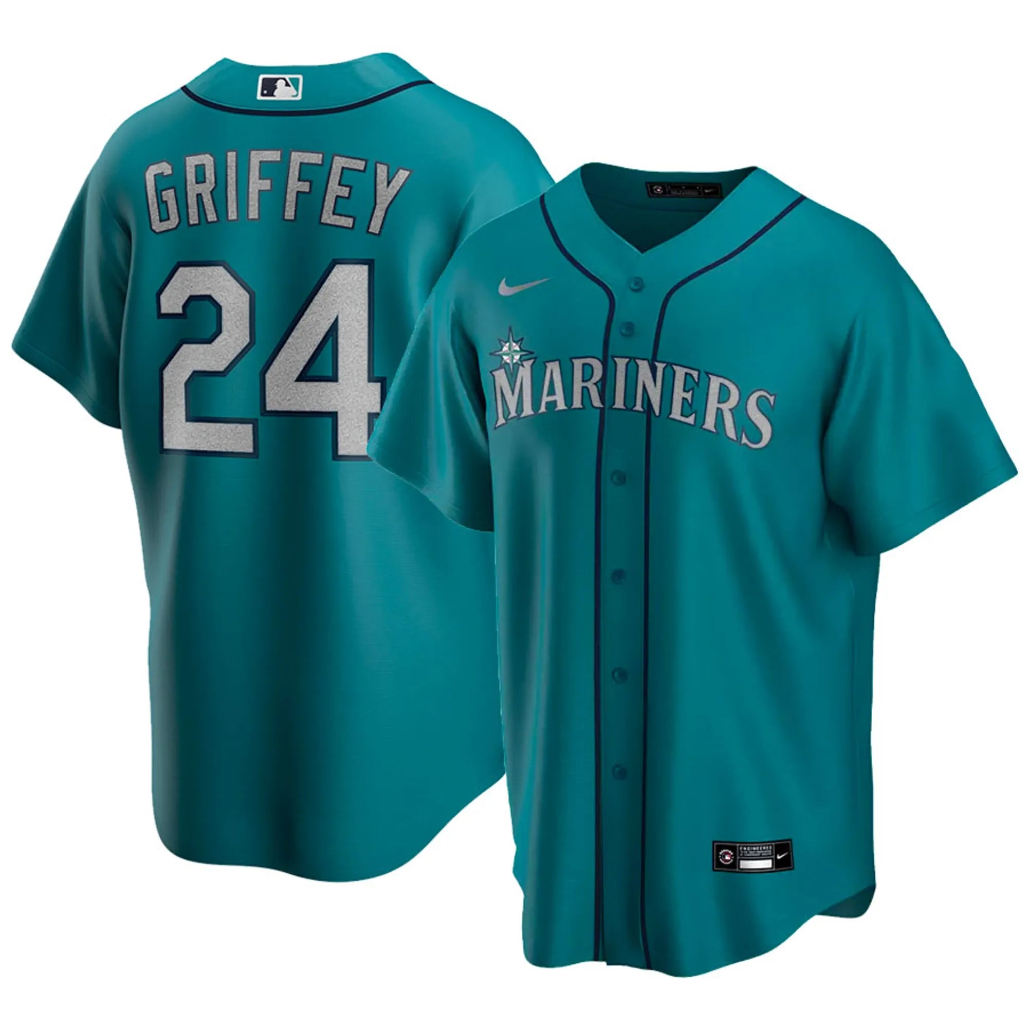 Men's Seattle Mariners Ken Griffey Jr. Nike White Home Cooperstown  Collection Player Jersey