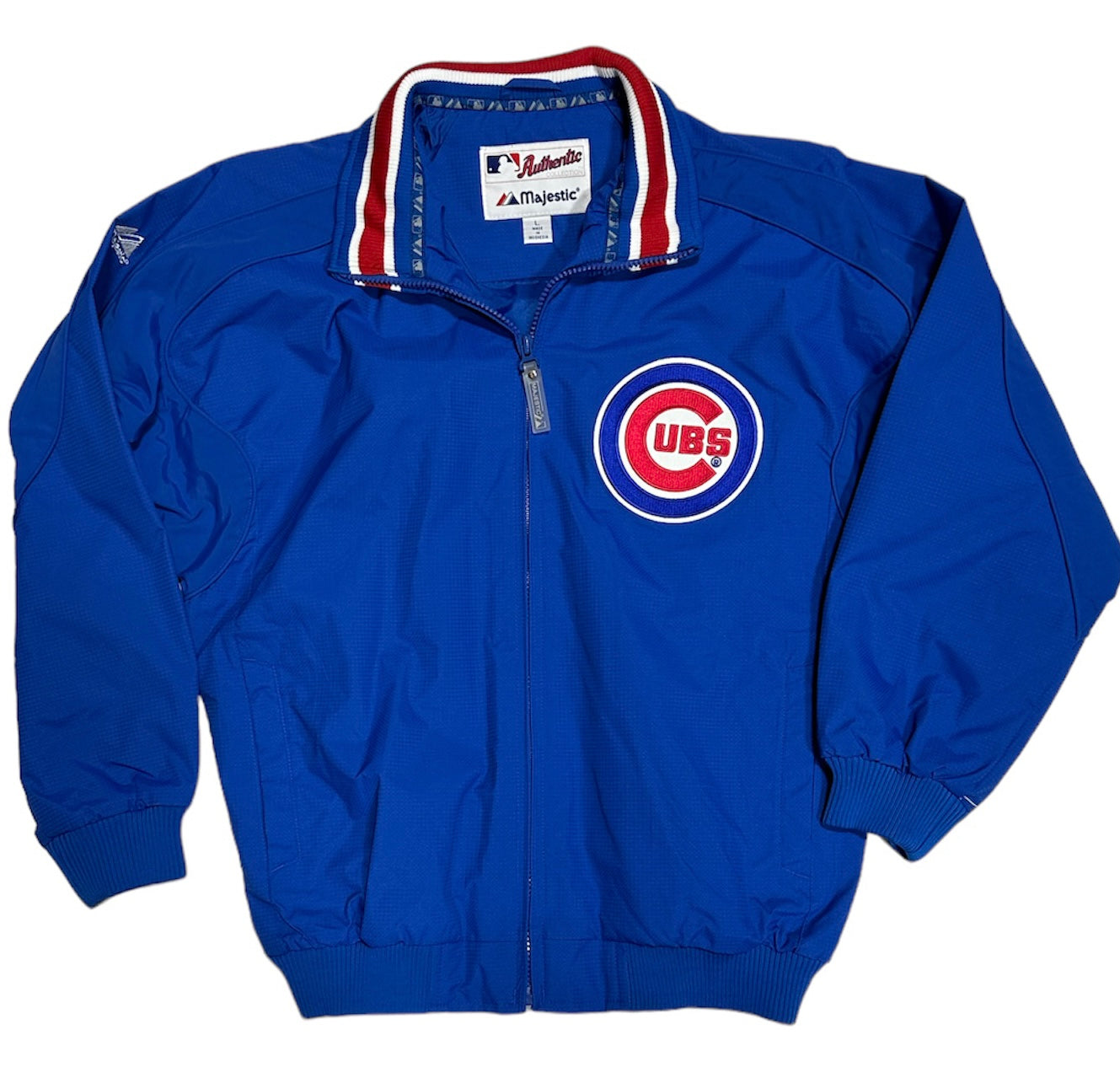 Majestic, Jackets & Coats, Majestic Chicago Cubs Baseball Youth  Thermabase Premier Jacket Size Large