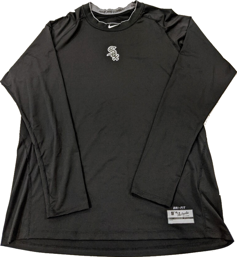 Chicago White Sox Authentic Collection Nike Pro Combat Core Long Sleev