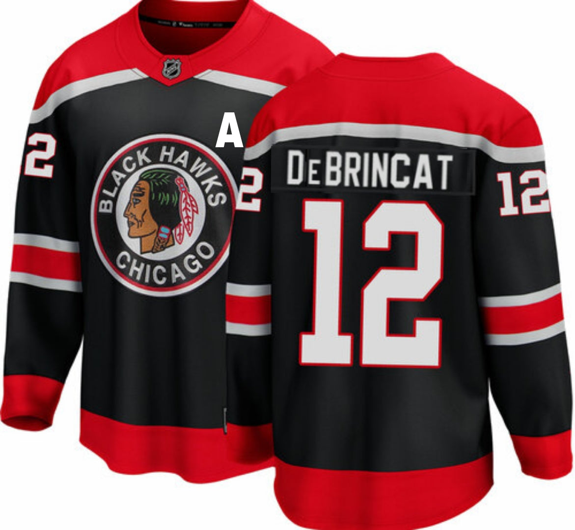 Adidas Authentic Alex DeBrincat Chicago Blackhawks Reverse Retro