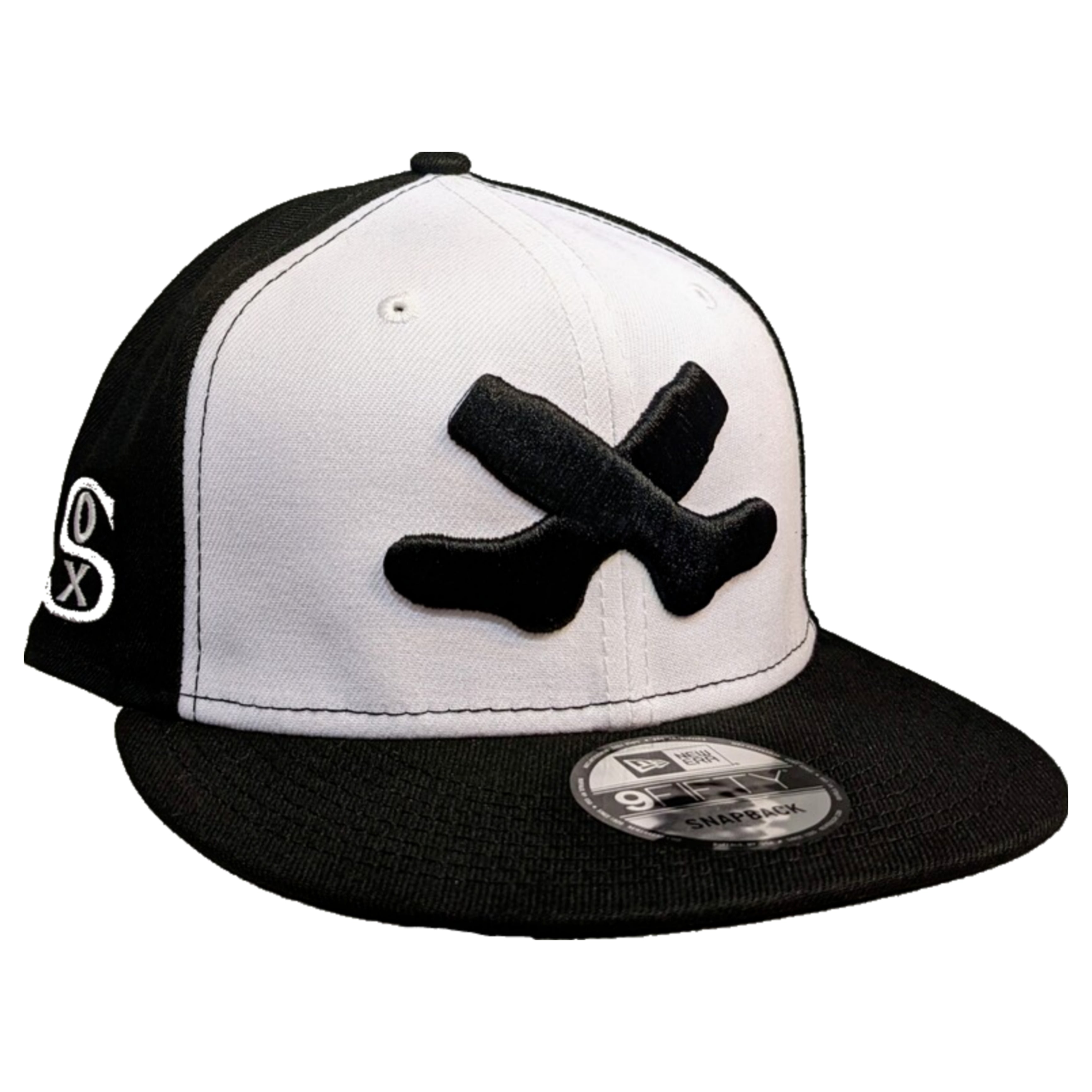 Men's New Era White/Black Baltimore Orioles On-Field Replica 9FIFTY  Snapback Hat