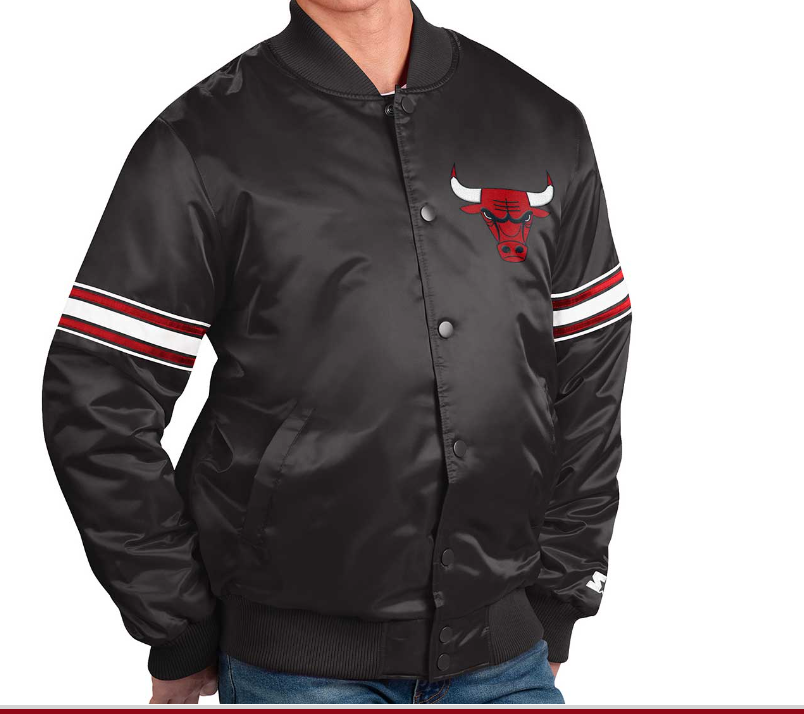 Tampa Bay Buccaneers Starter Jacket Men's Black The Pick and Roll Full-Snap Jacket, L / Black