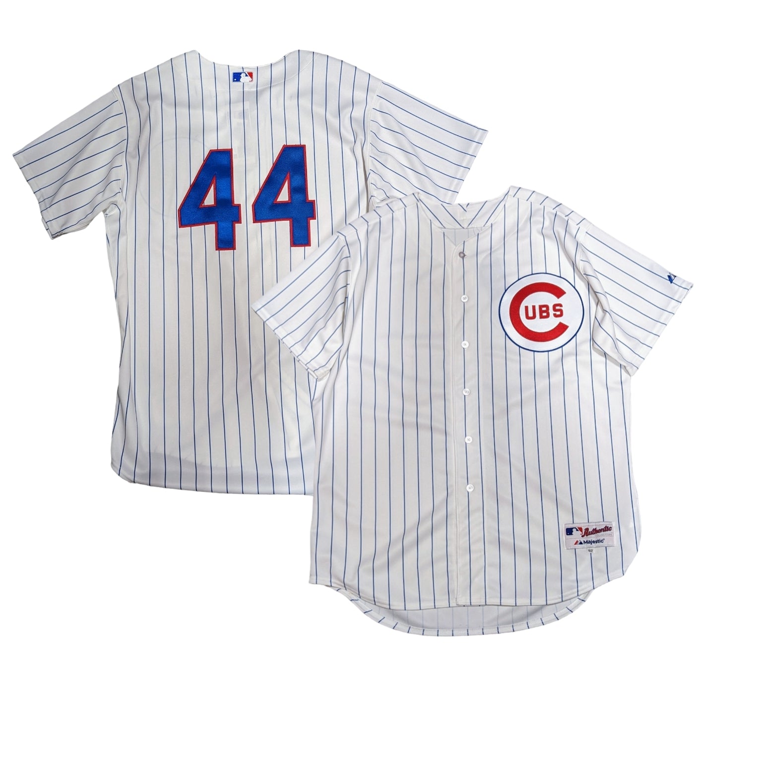 Majestic Athletic Men's Anthony Rizzo Chicago Cubs 1959 Authentic Polyester Home Jersey 52 (XXL) / White