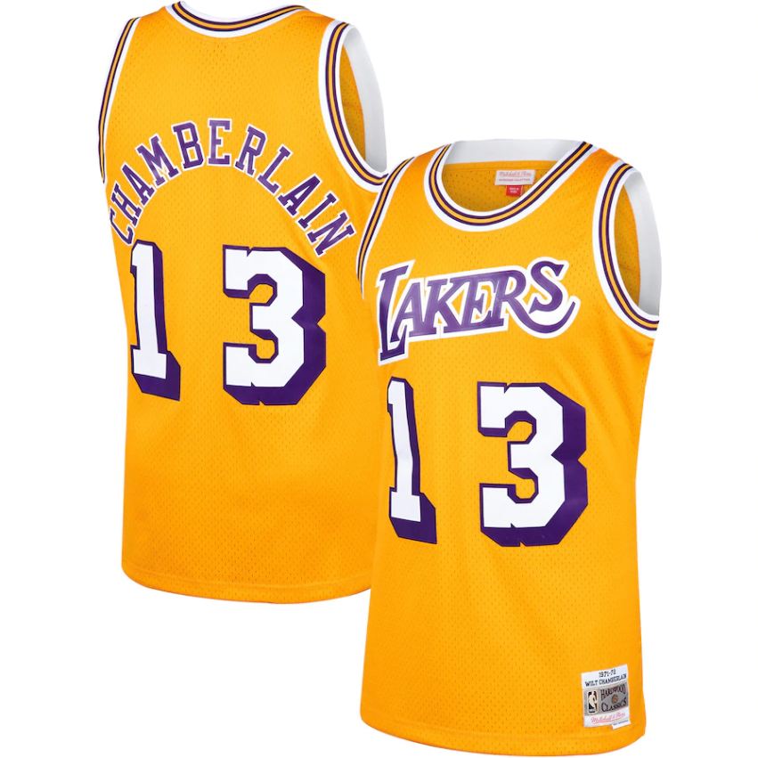 Wilt Chamberlain Jersey Mens 3XL Hardwood Classics Mitchell Ness