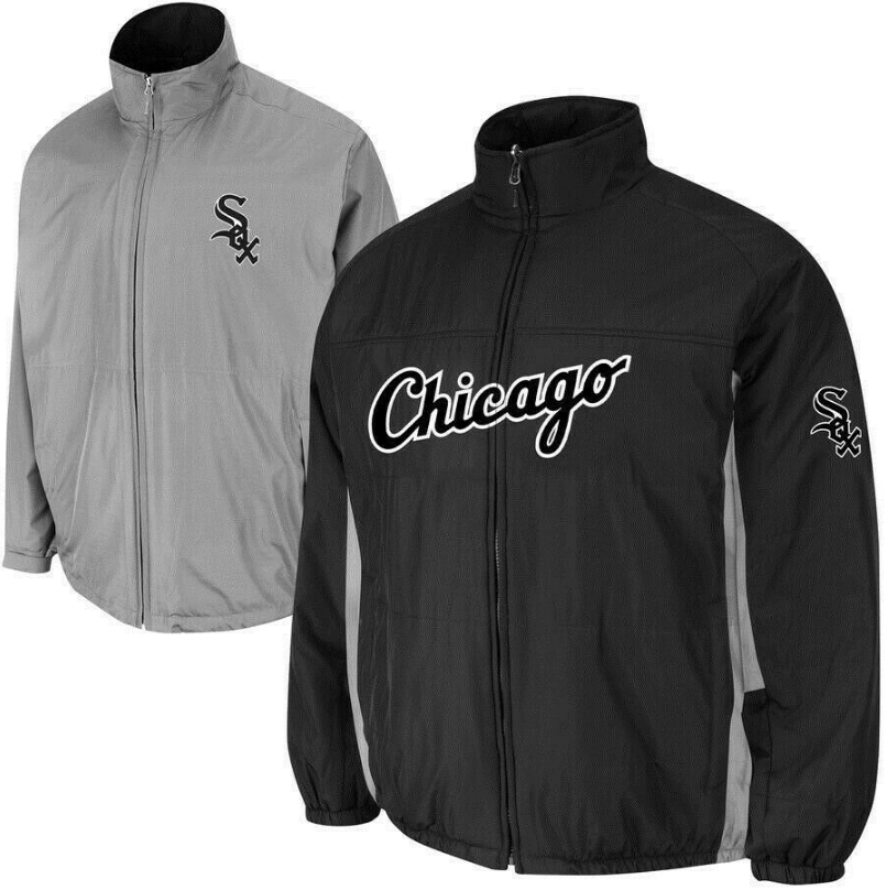 Majestic Men's Atlanta Braves Double Climate On-field Full-zip