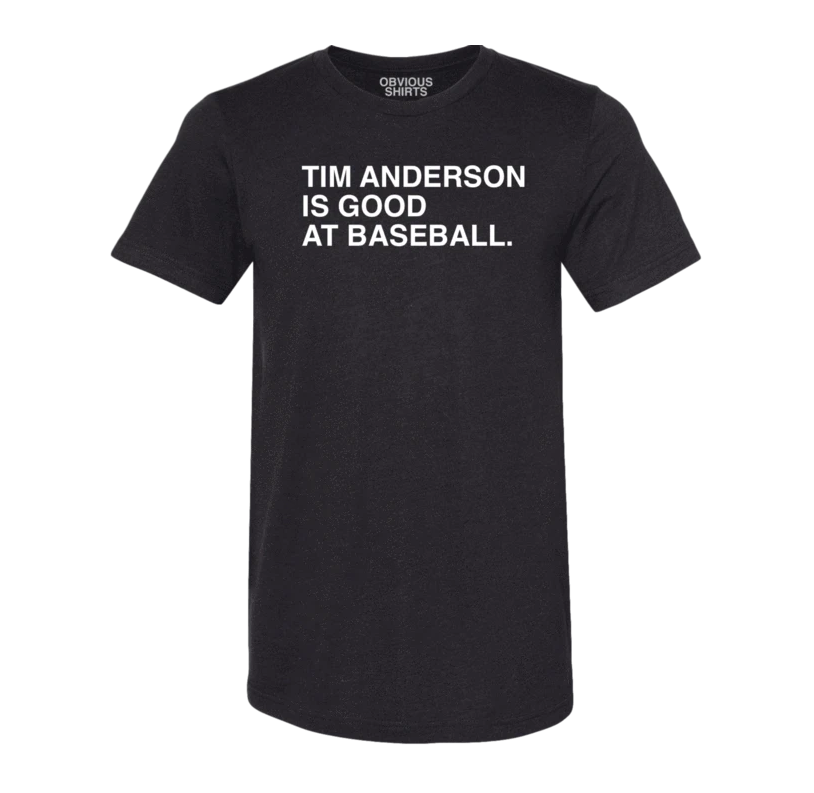 Tim Anderson Chicago White Sox Black Alternate Replica Men's