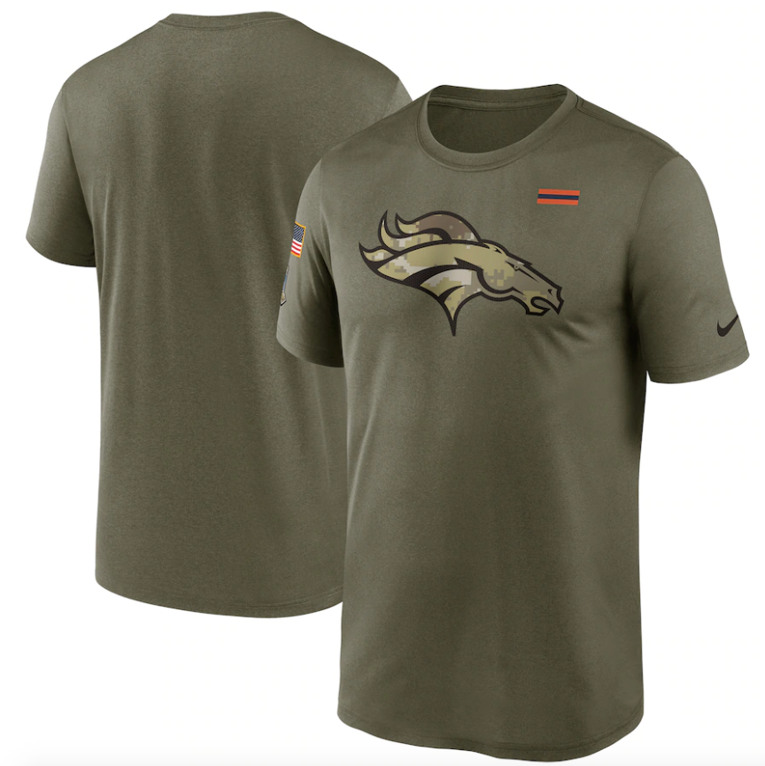 Men's Nike Olive Dallas Cowboys 2021 Salute To Service Legend Performance  T-Shirt