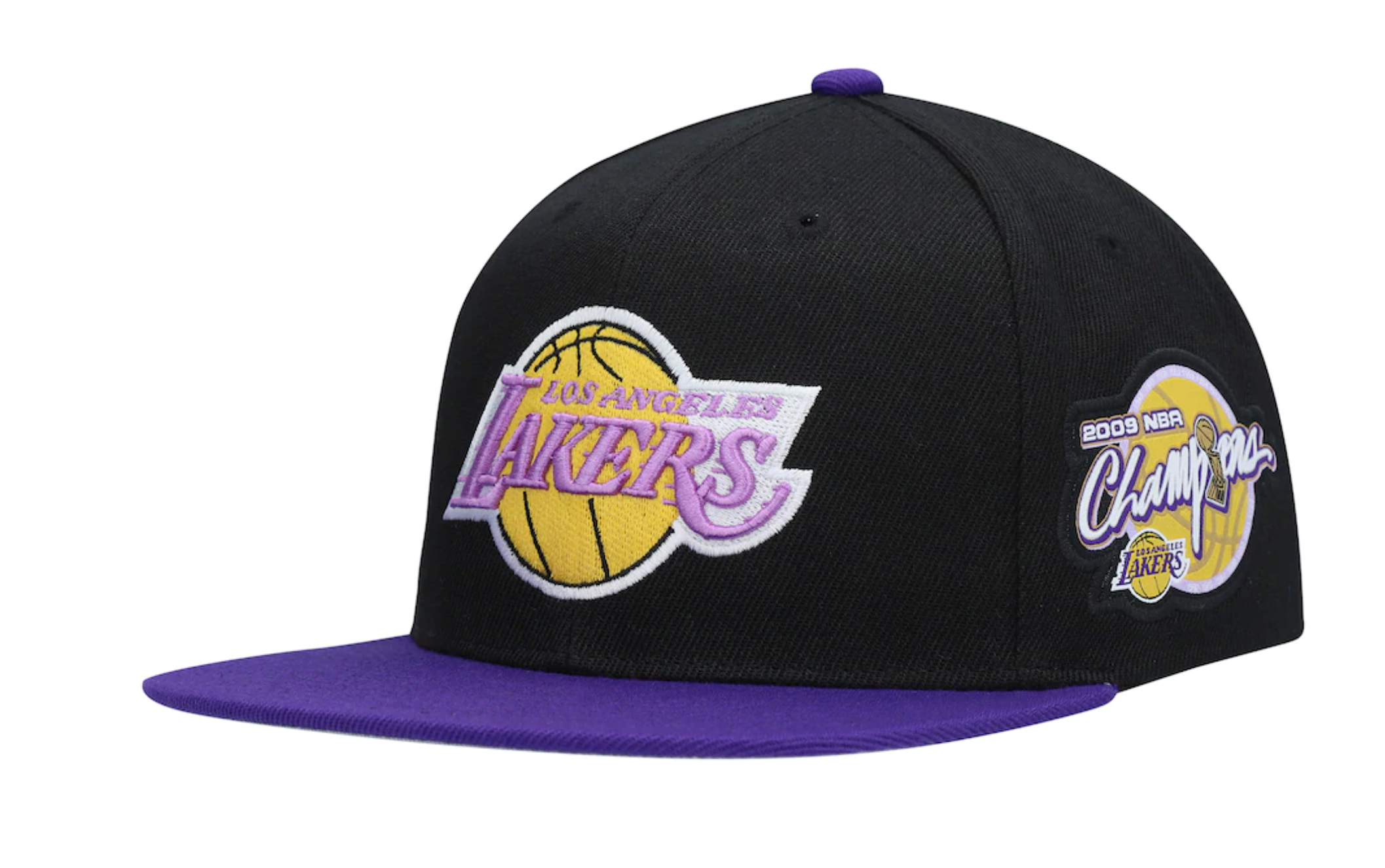 Mitchell & Ness Los Angeles Lakers Patches 2 Tone HWC Hat 'Purple' – Renarts