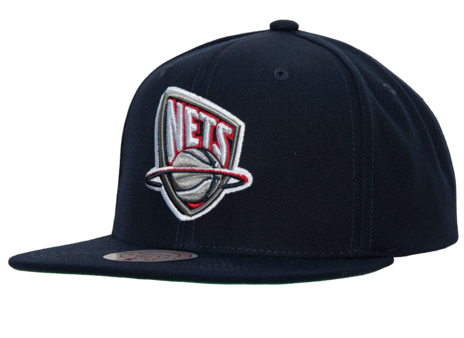Mitchell & Ness Men's Hat NBA Draft New Jersey Nets Black HWC Pro Snapback  Cap