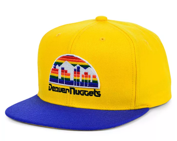 MITCHELL & NESS - Men - Denver Nuggets Wool 2 Tone Snapback HWC