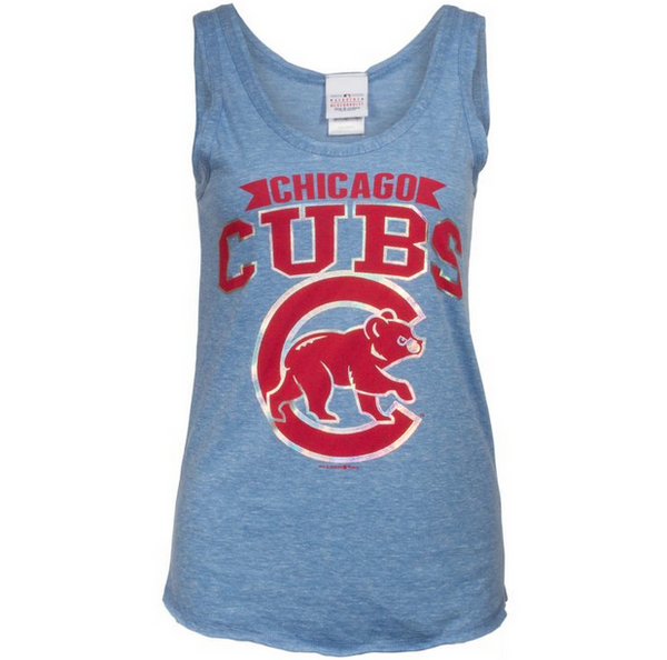 Chicago Cubs Womens Tri Blend Tank By 5th And Ocean