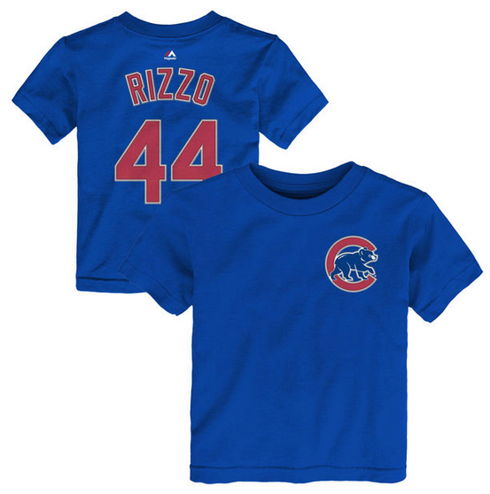 Anthony Rizzo Chicago Cubs Majestic Youth Player Name & Number T