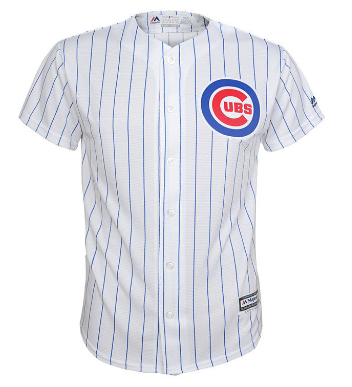 Addison Russell Chicago Cubs Youth Home Cool Base Replica Jersey By Majestic, WHITE, S