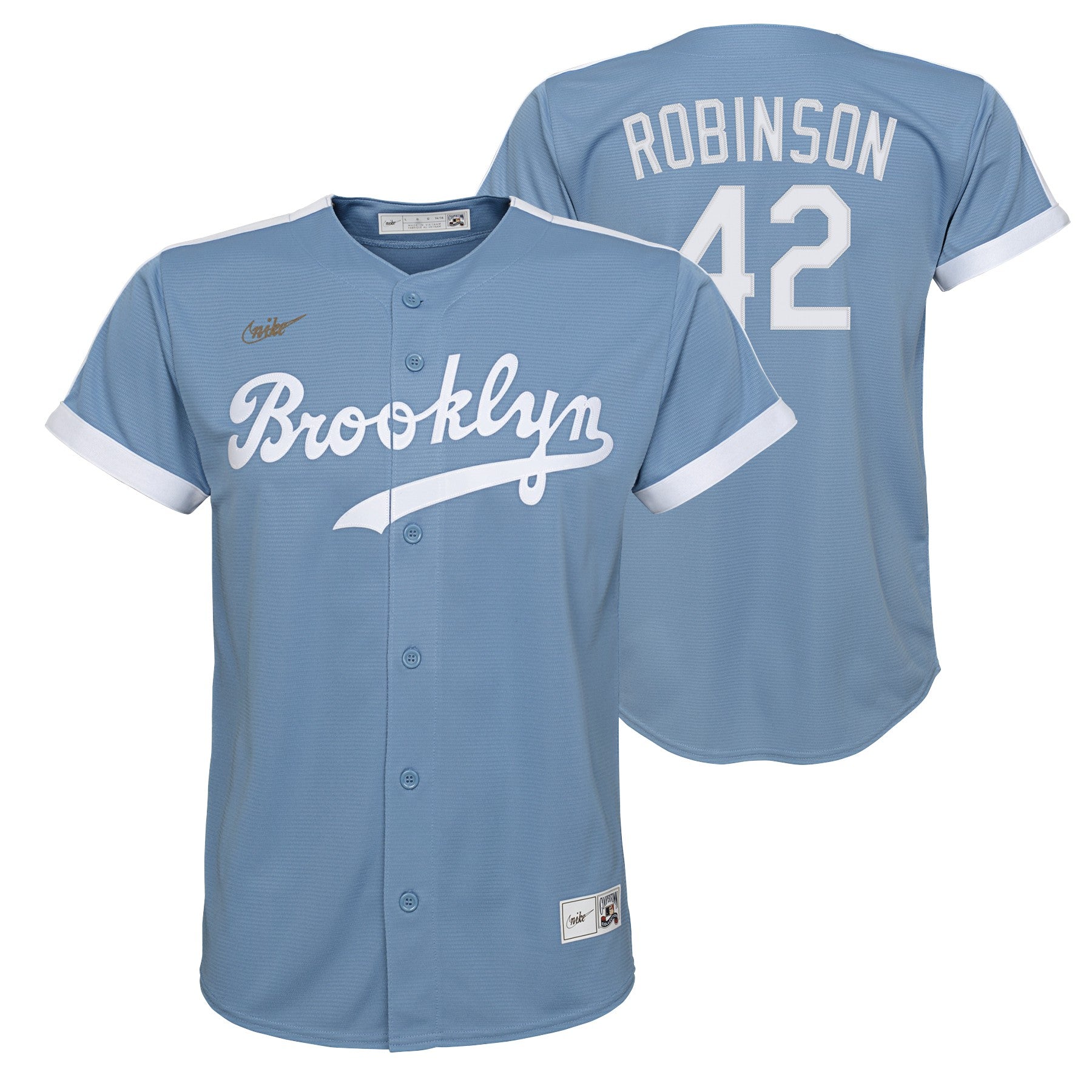 MLB Brooklyn Dodgers Jackie Robinson Nike Cooperstown Replica