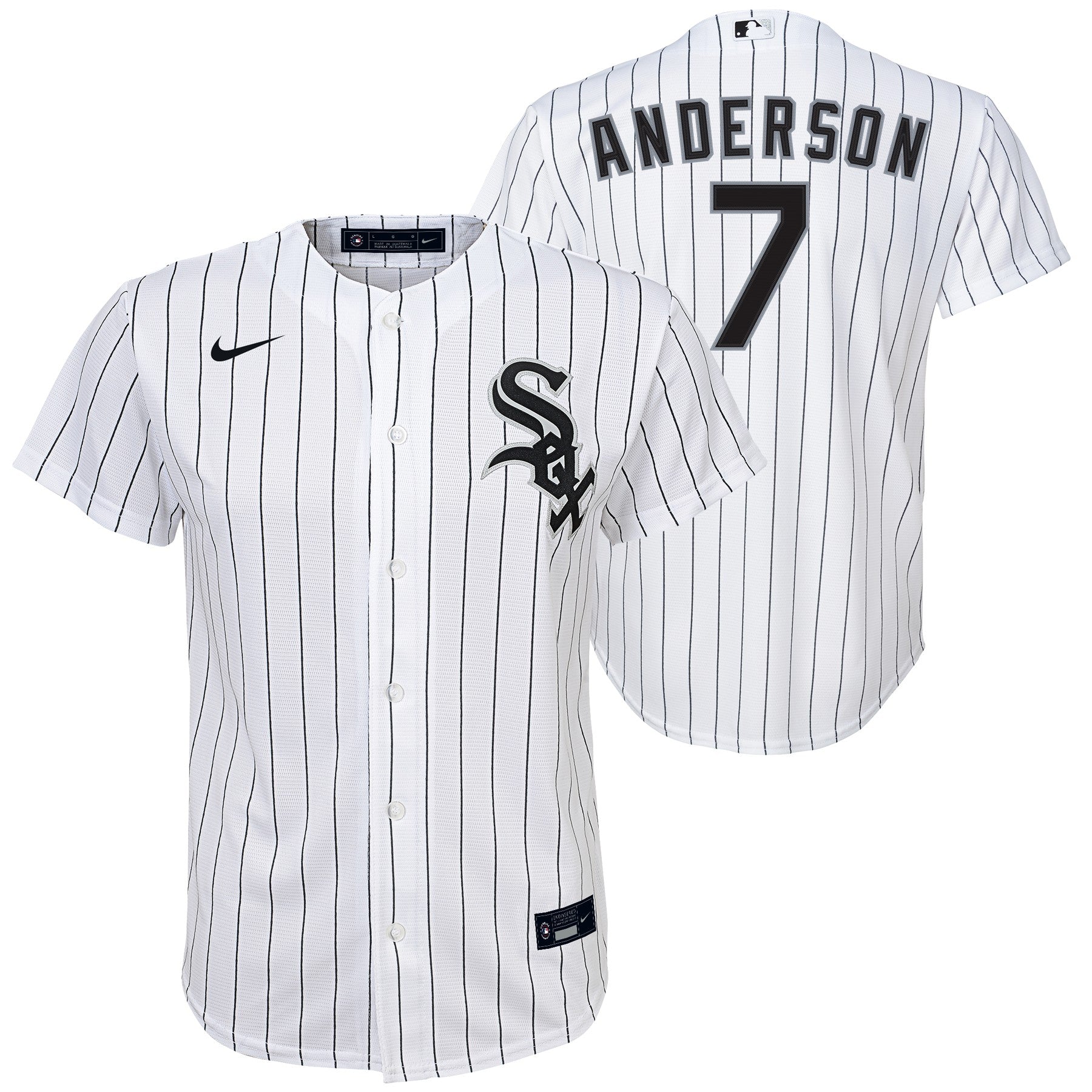 Men's Chicago White Sox Tim Anderson Nike Black Alternate Replica Player  Jersey