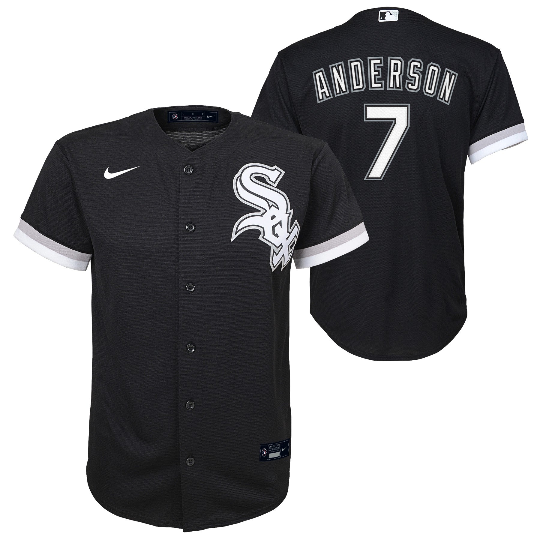 Tim Anderson Chicago White Sox Nike Youth Alternate Replica