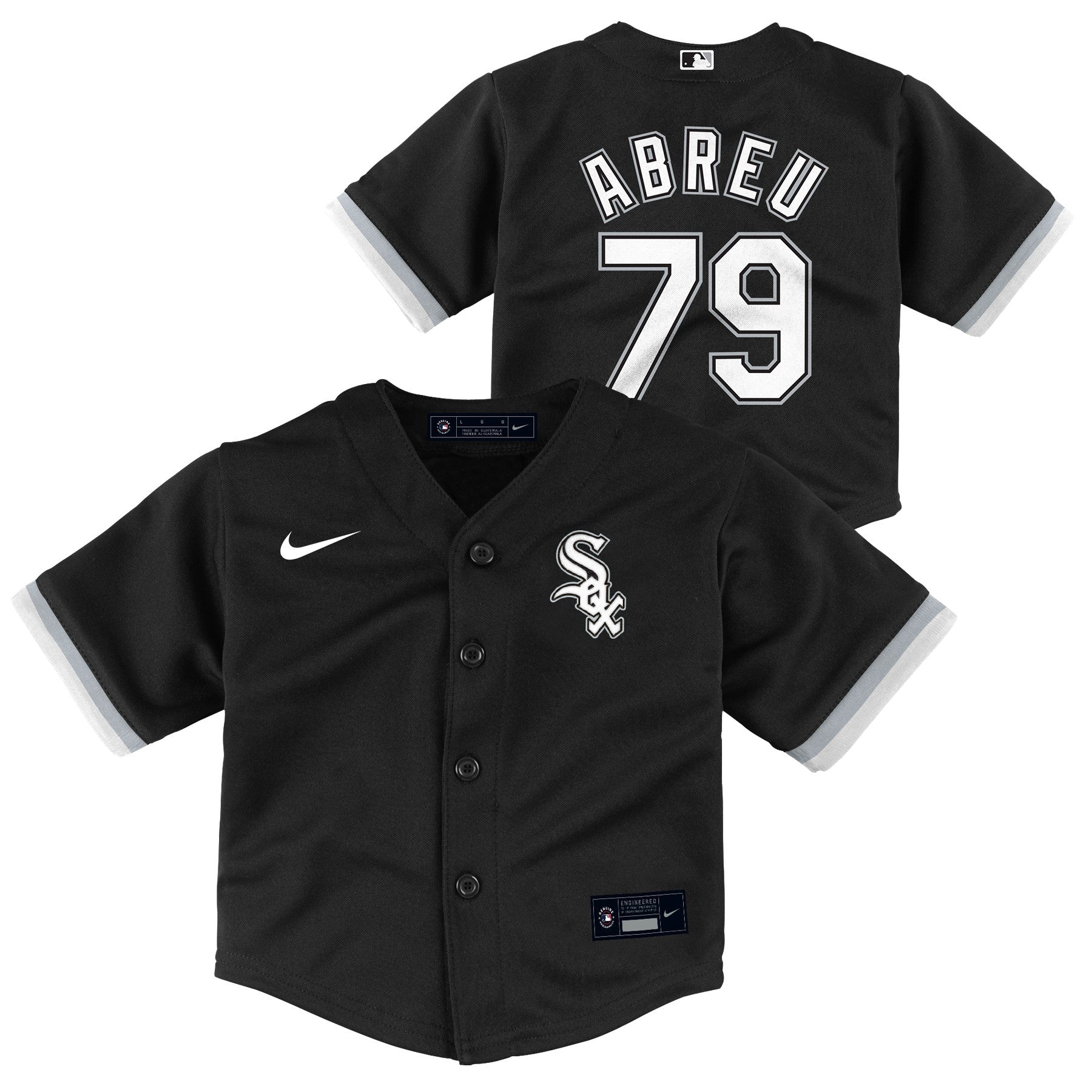 Chicago White Sox Nike Official Replica Alternate Jersey - Mens with Abreu  79 printing