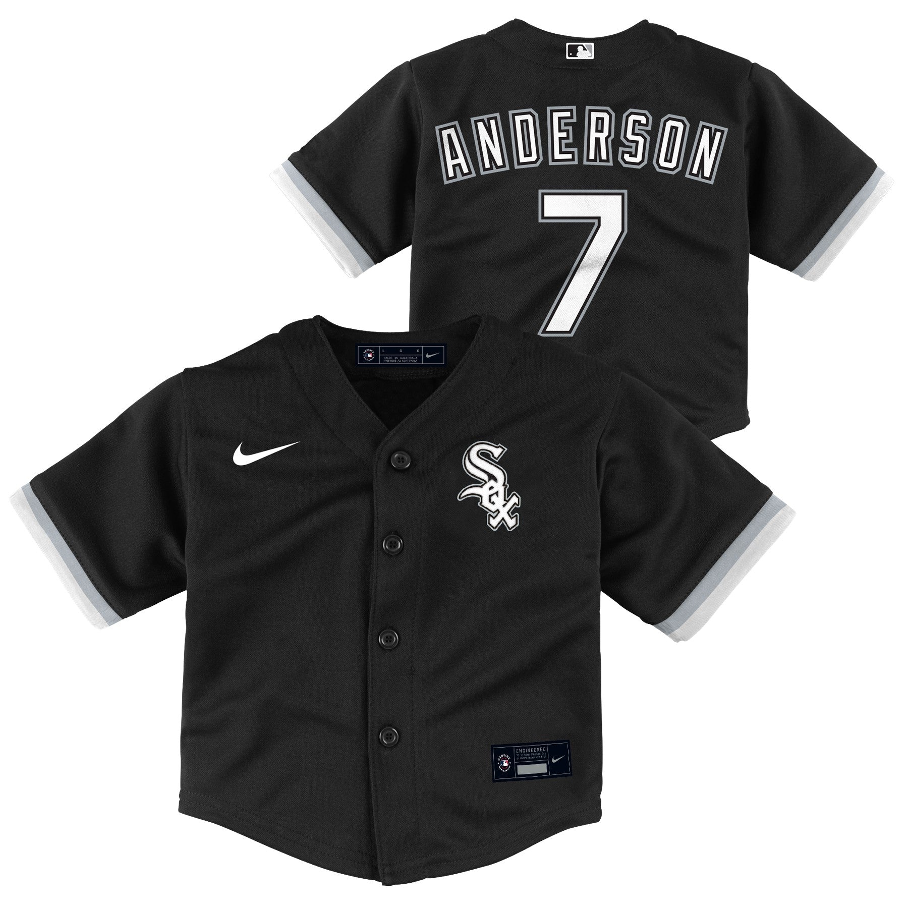 Tim Anderson Chicago White Sox Nike Home White Cooperstown Replica