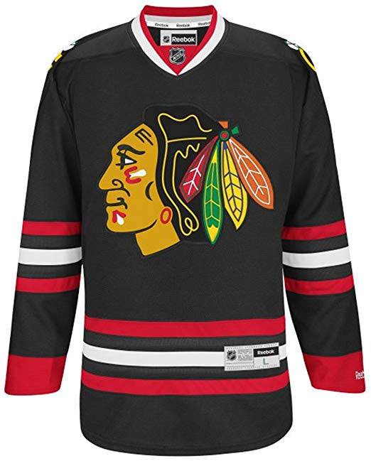 Chicago Blackhawks Home Men's Reebok Premier Jersey