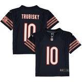 Men's Nike Mitchell Trubisky Navy Chicago Bears Color Rush Legend Jersey