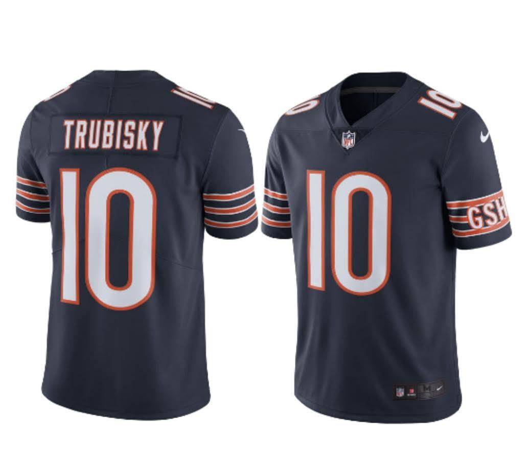 Nike Men's Mitchell Trubisky Orange Chicago Bears Alternate Vapor Untouchable Limited Player Jersey