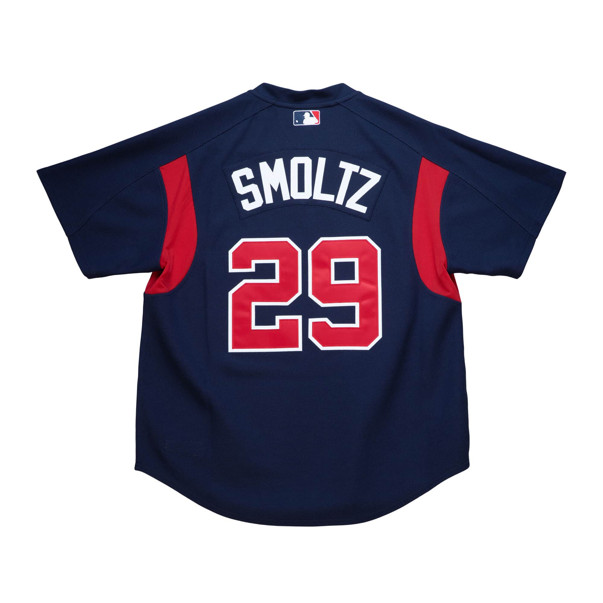 Men's Nike John Smoltz Navy Atlanta Braves Cooperstown Collection