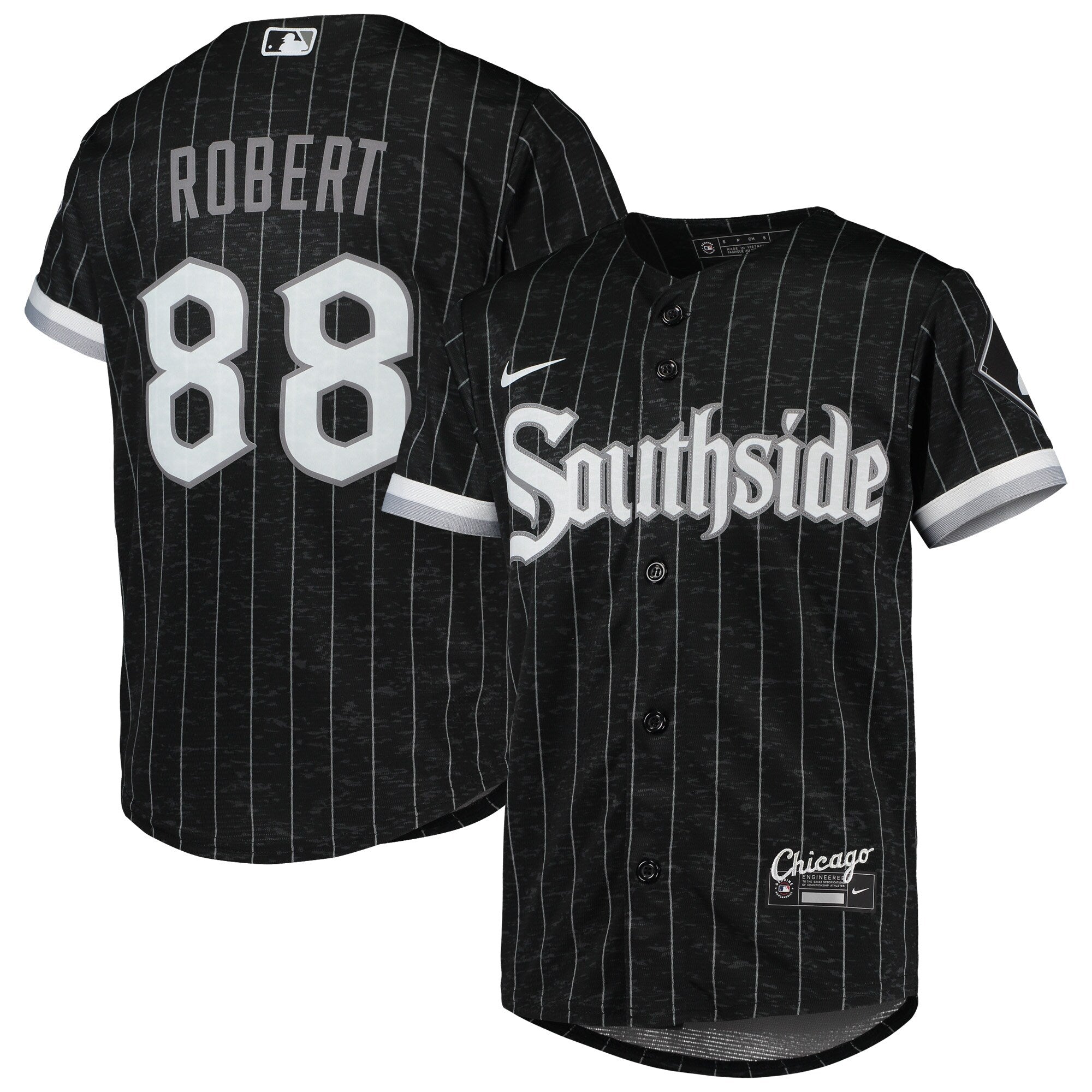 Youth Chicago White Sox Tim Anderson Nike Black City Connect