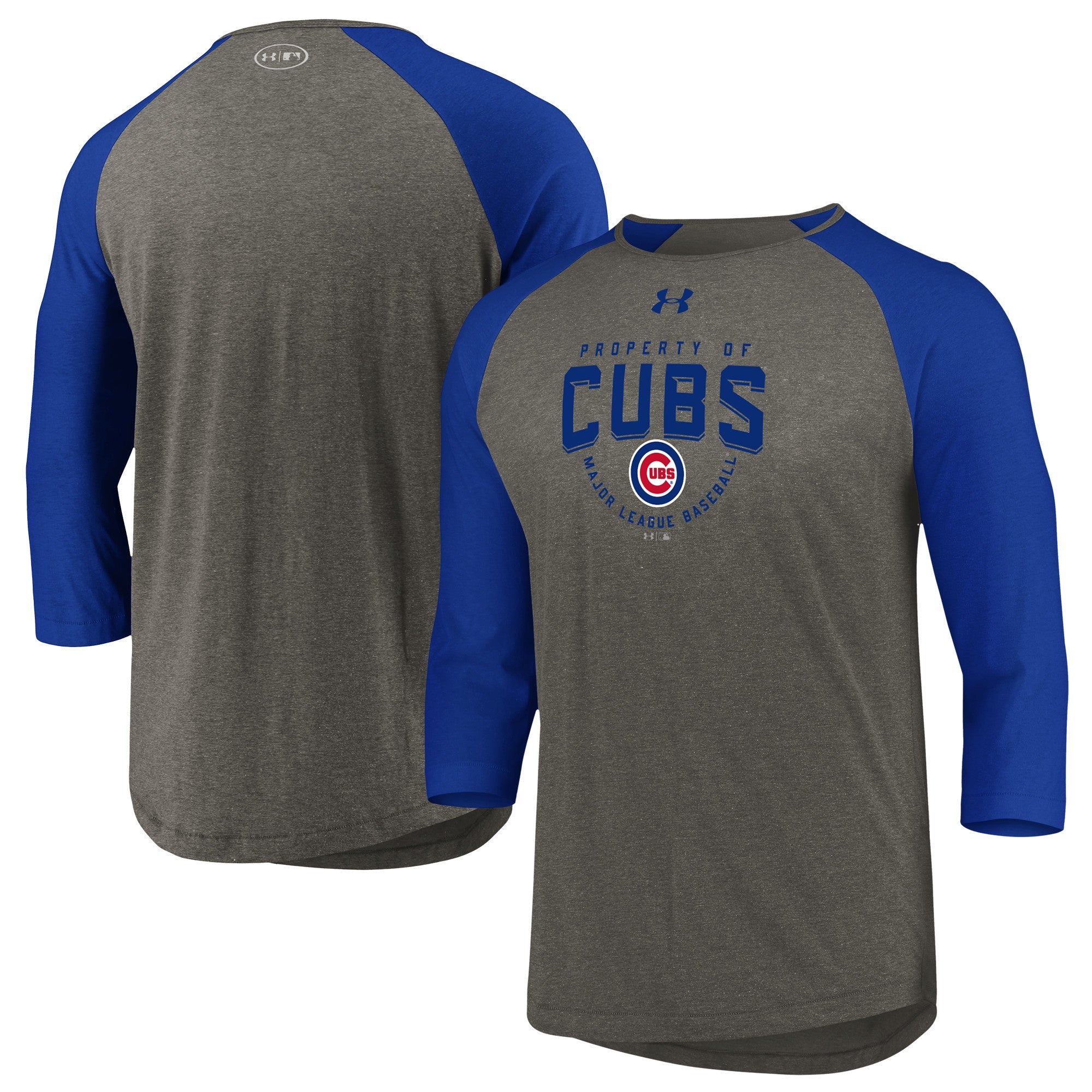 Men's Iowa Cubs Under Armour Royal Performance Long Sleeve T-Shirt