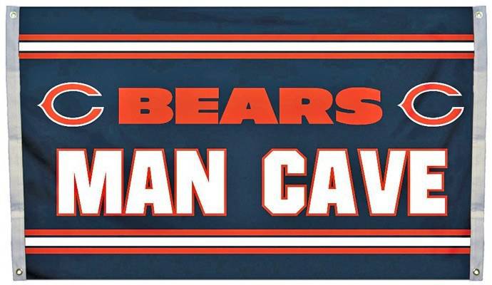 Fan Mats Chicago Bears Team Color Reserved Parking Sign Decor 18In