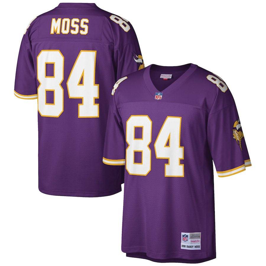 Mitchell & Ness Men's Randy Moss Navy New England Patriots Legacy Replica Jersey