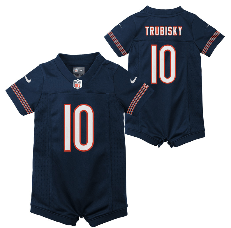 Chicago Bears Jersey BABY 18M Blue Nike Mitch Trubisky NFL