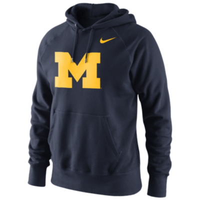 Men's Nike Navy Michigan Wolverines Team Classic Logo 99 Swoosh