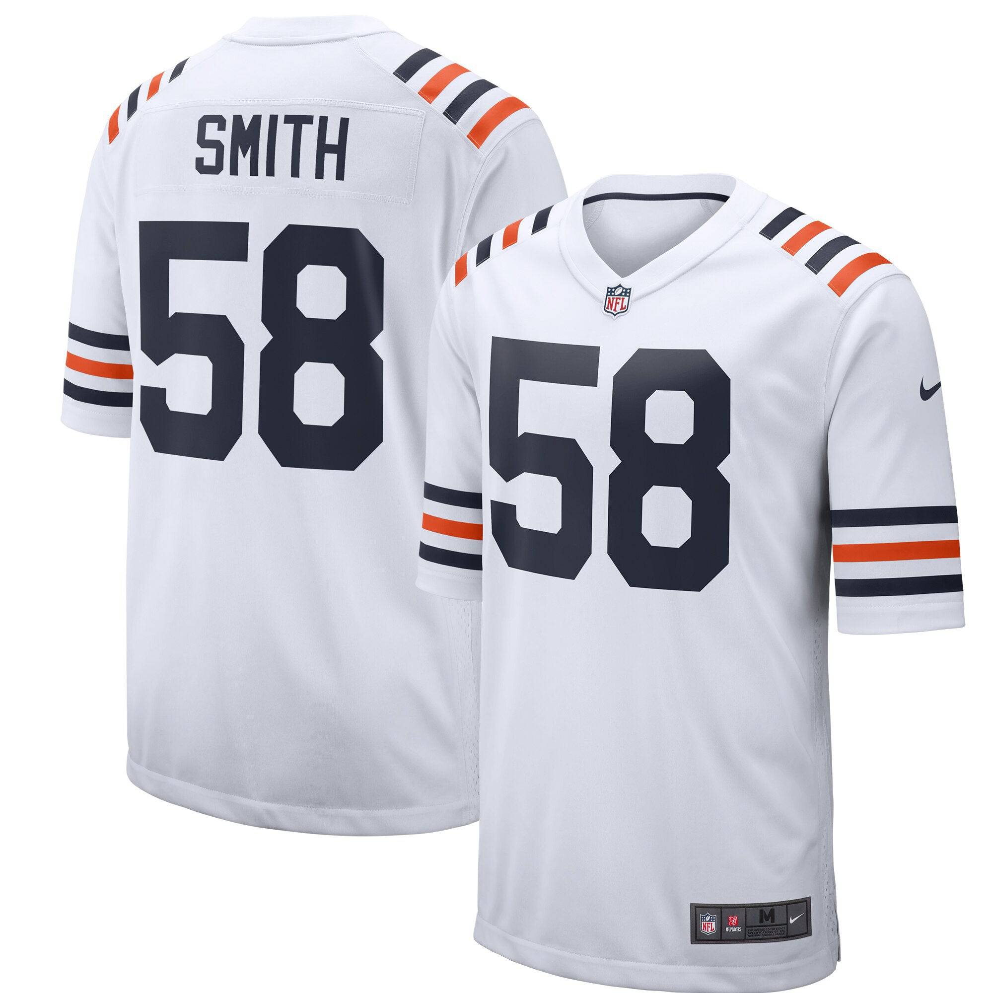 Men's Nike Roquan Smith Navy Chicago Bears Game Jersey