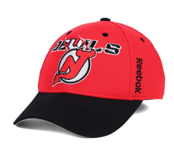 New Jersey Devils NHL Reebok Center Ice Draft Hat Cap Red White Mesh F –  East American Sports LLC