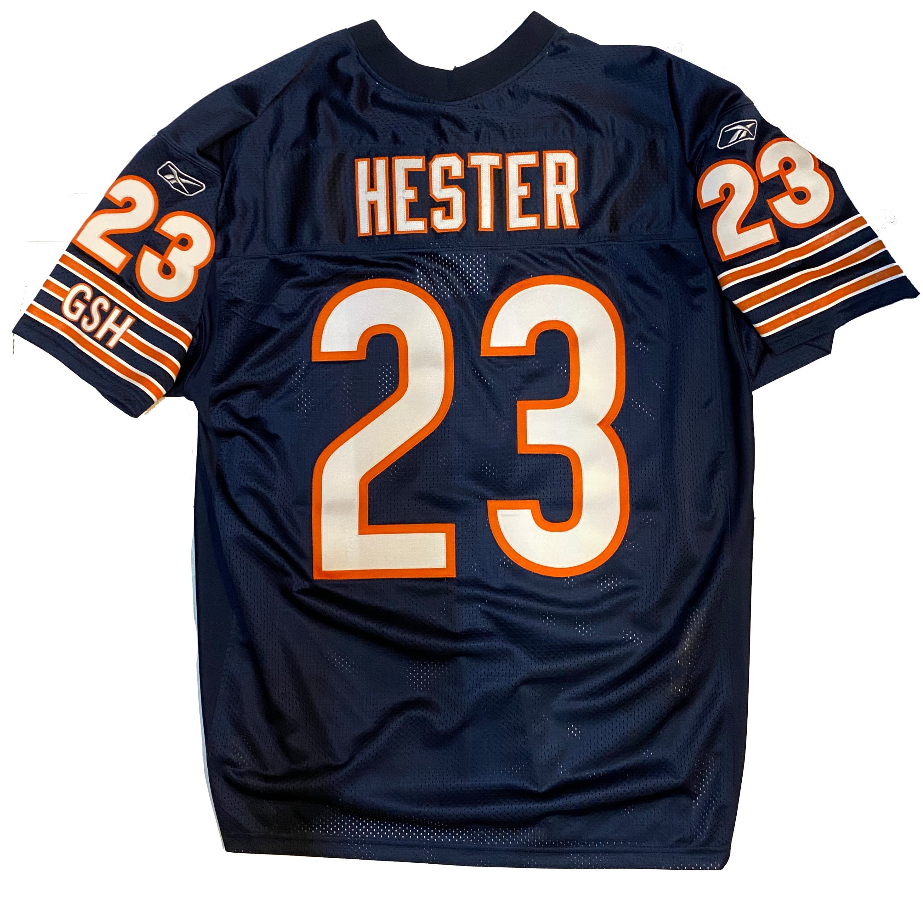 Devin Hester Chicago Bears Authentic Reebok Navy NFL Jersey 56 (3XL-4XL)