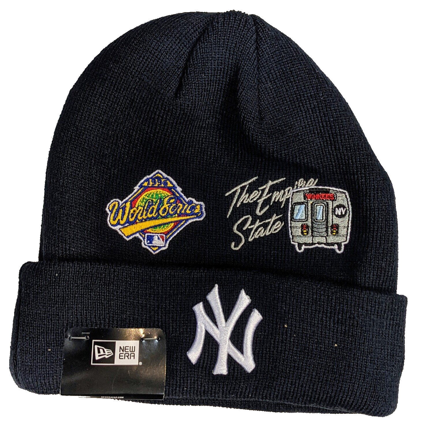 NEW ERA NAVY BLUE DETROIT TIGERS CITY TRANSIT SPORTS KNIT