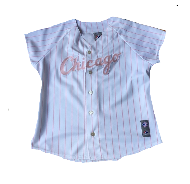 Chicago White Sox Lady Slugger Pink Jersey Size Large Women Ladies