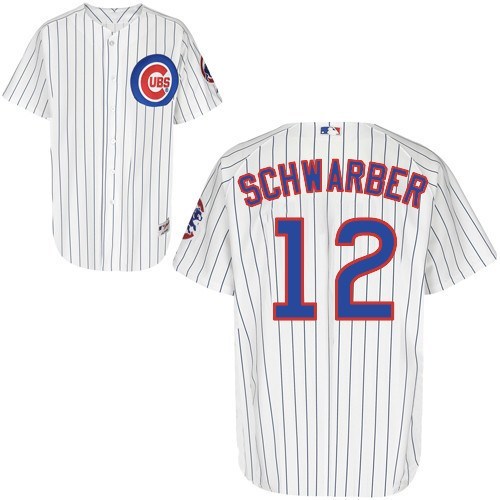 Chicago Cubs Authentic Kyle Schwarber Home Cool Base Jersey