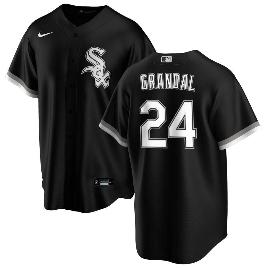 Yasmani Grandal Chicago White Sox Black Alternate Replica Men's Jersey