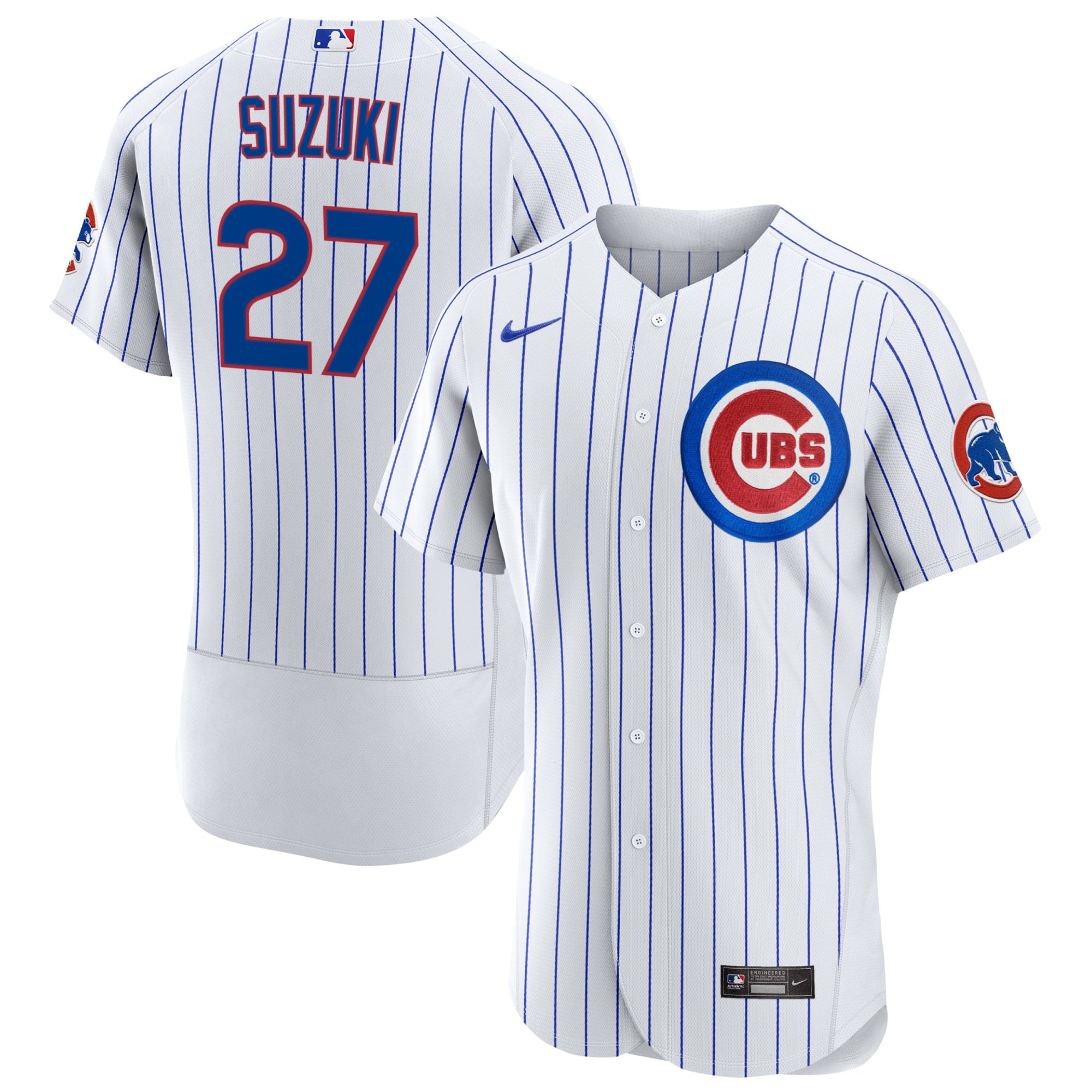 Chicago Cubs Seiya Suzuki Nike Home Authentic Jersey 40 = Small