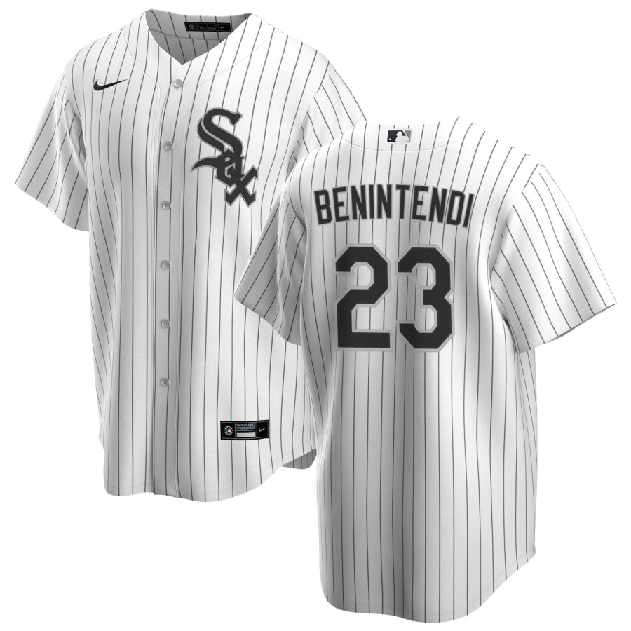 Men's New York Yankees Andrew Benintendi Nike White/Navy Home